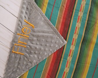 serape swaddle blanket