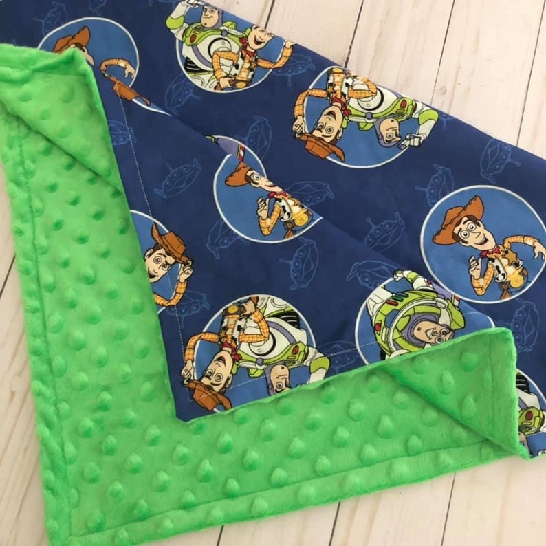 Toy Story minky blanket nursery decor baby blanket baby Etsy