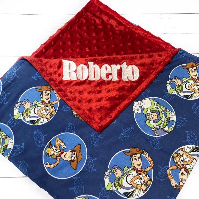 Toy Story minky blanket nursery decor baby blanket baby Etsy