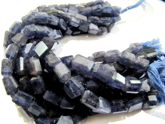 Natural Iolite Nugget Shape tumbled 9 to 13 mm Gemstone Beads Strand 8 inch long High Quality Wholesale Prices Jewelry making beads
