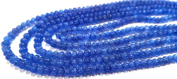 Natural Tanzanite Rondelle pumpkin 6 to 8mm Graduated Beads 5 layered Necklace