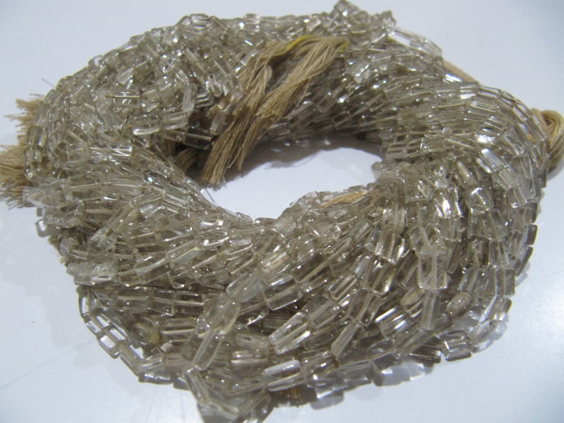 ON SALE Natural Brown Topaz Plain Smooth Chiclets Beads Size Approx 3-4mm Imperial Brown Topaz Strand 13 Inches Long Brown Color Beads