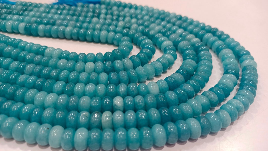 Perline Sfaccettate Rondelle In Pietra Preziosa Di Ametista - Foto 9