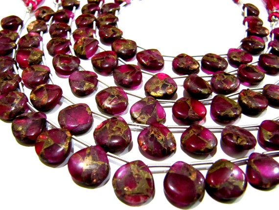 Pink Oyster Turquoise Heart Shape Smooth Plain Size 12mm Pink Color Beads Strand 8 inch Long Sold Per Strand Wholesale Price