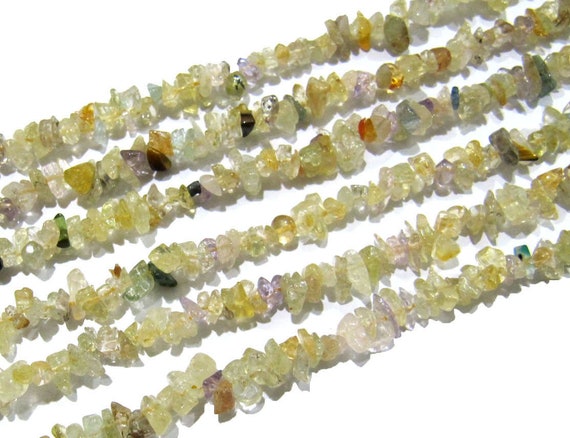 Natural Ametrine Irregular Chip Gravel Uncut Nugget 4mm To 8mm Beads multi Color Jewelry Making Beads Strand 34 Inches Long Sold Per Strand