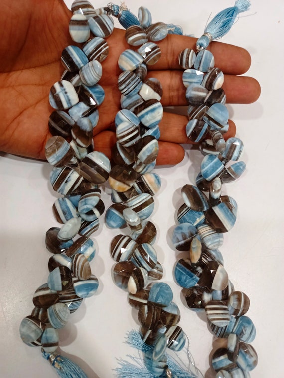 Natural Boulder Opal Heart Shape 12 to 18mm Beads Sold per strand 8 Inches long Great Quality Beads