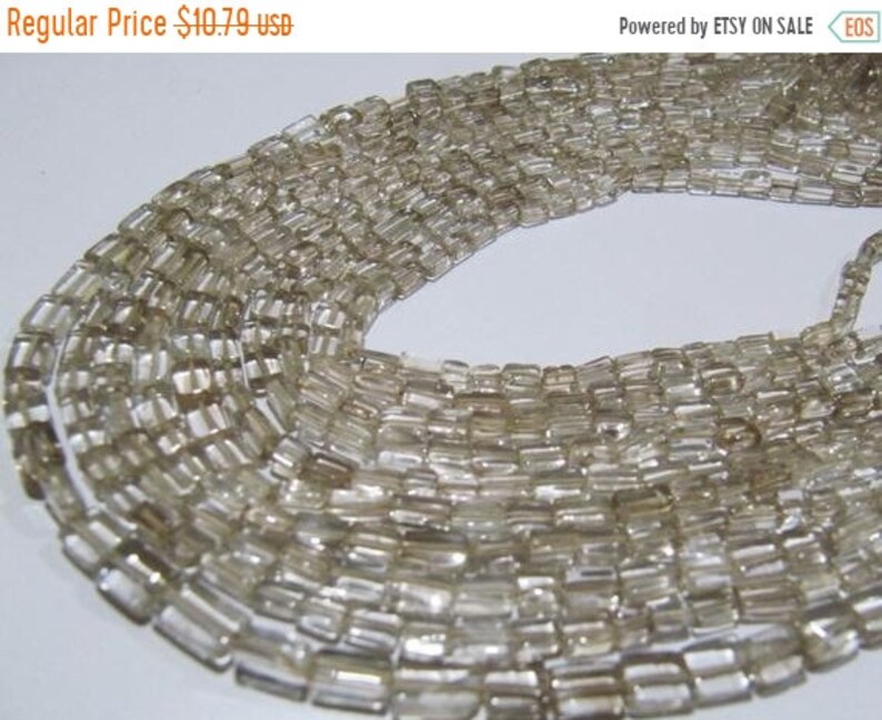ON SALE Natural Brown Topaz Plain Smooth Chiclets Beads Size Approx 3-4mm Imperial Brown Topaz Strand 13 Inches Long Brown Color Beads