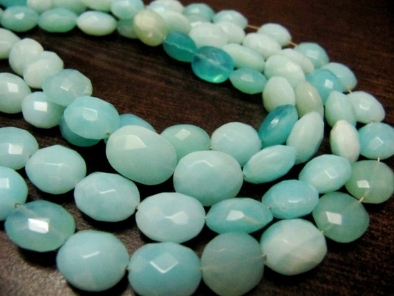 Natural Peruvian Opal oval Briolette faceted Beads 8x10mm best Quality Beads Strand 8 inches Long Jewelry making gemstone beads