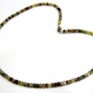 Natürliche Multi peruanischen Opal Perlen-Halskette mit Magnetverschluss Rondelle facettierte Perlen 4mm beste Qualität Großhandelspreise