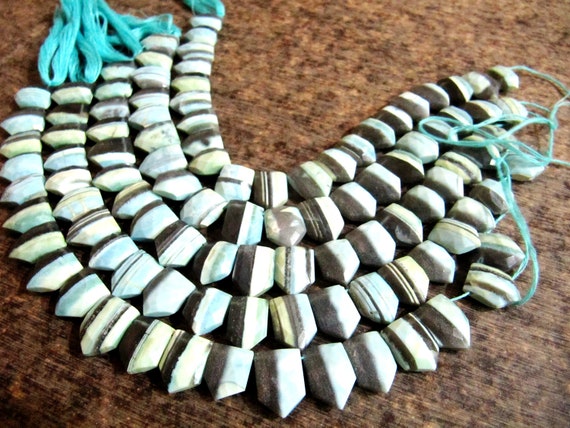 Natural Boulder Opal Bullet arrowhead Shape Briolette, Beads Size 9x12 To 10x14mm Strand 8 Inch long.Sold Per strand