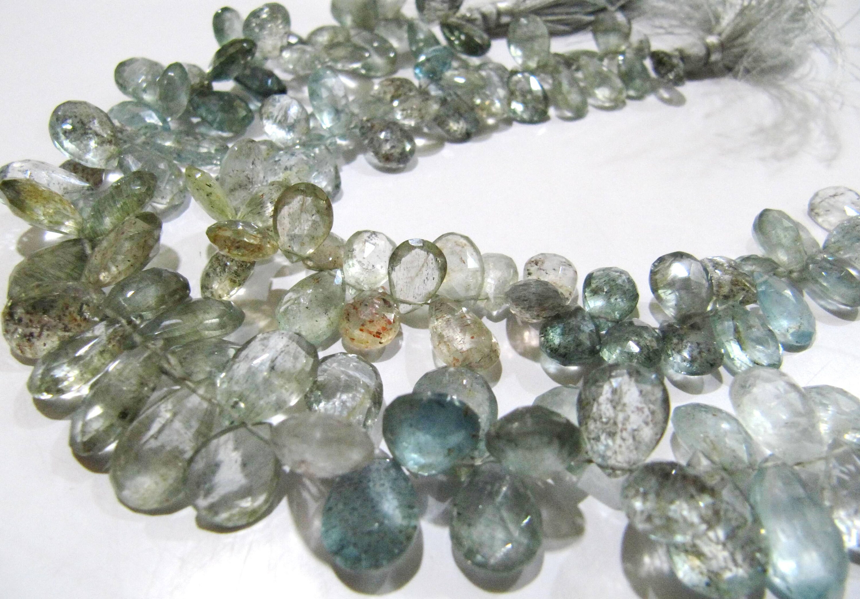 Multi Aquamarine Faceted Gem Beads Buy Online - Shyama Gems