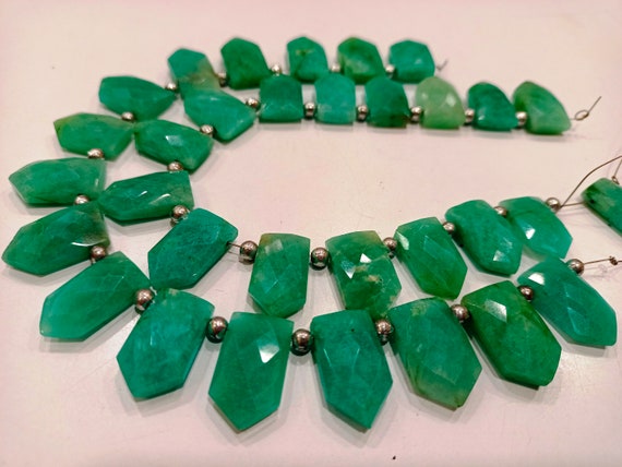 Natural Amazonite 18to20mm Arrowhead knife Shape Briolette Beads Sold Per strand 9 Inches Long Great Quality Beads