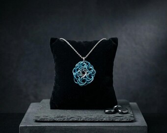 Moorish Rose Chainmail Pendant