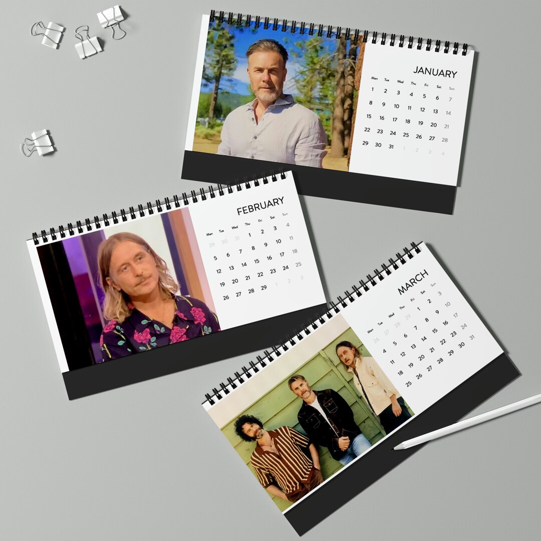 Take That Calendar 2024 Grid Etsy UK