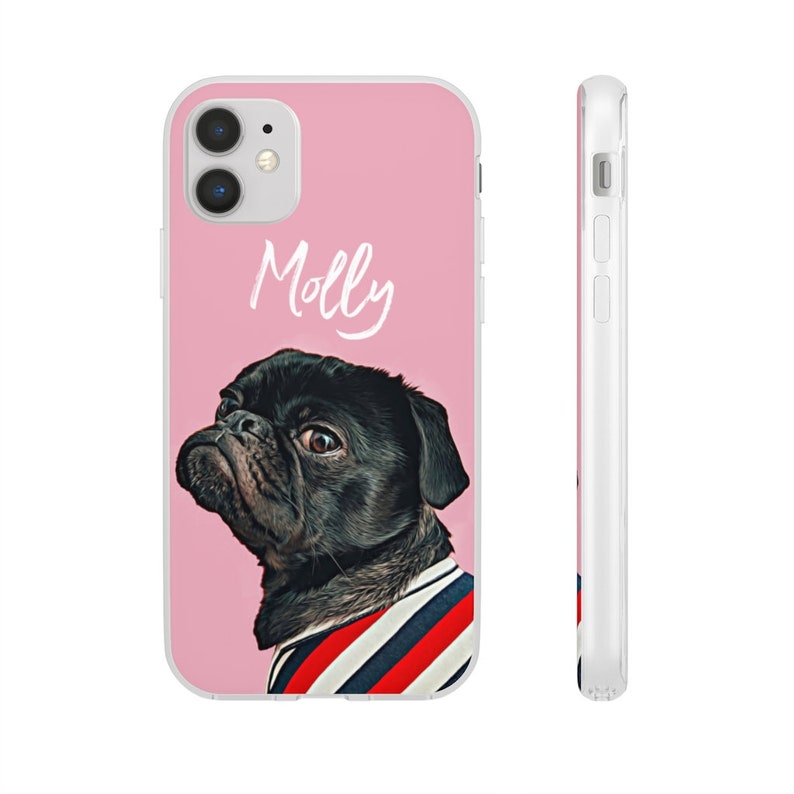 Custom Oil Pet iPhone 11 Case Custom Dog Face Phone Case Etsy
