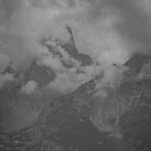 Stürme dauern nie | Grand Teton Nationalpark | Wyoming | Schwarz & Weiß | Fotografie | Leinwanddruck