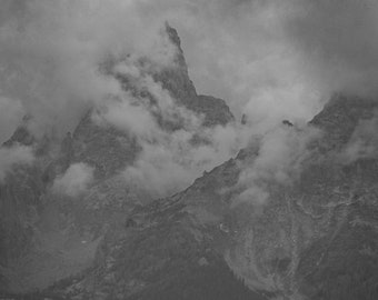Storms Never Last | Grand Teton National Park | Wyoming | Black & White | Photography | Canvas Print