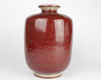Berndt Friberg vase with Aniara-glaze, 18cm high