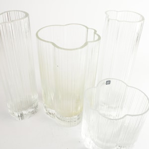 4 vases by Markku Salo, 20cm high