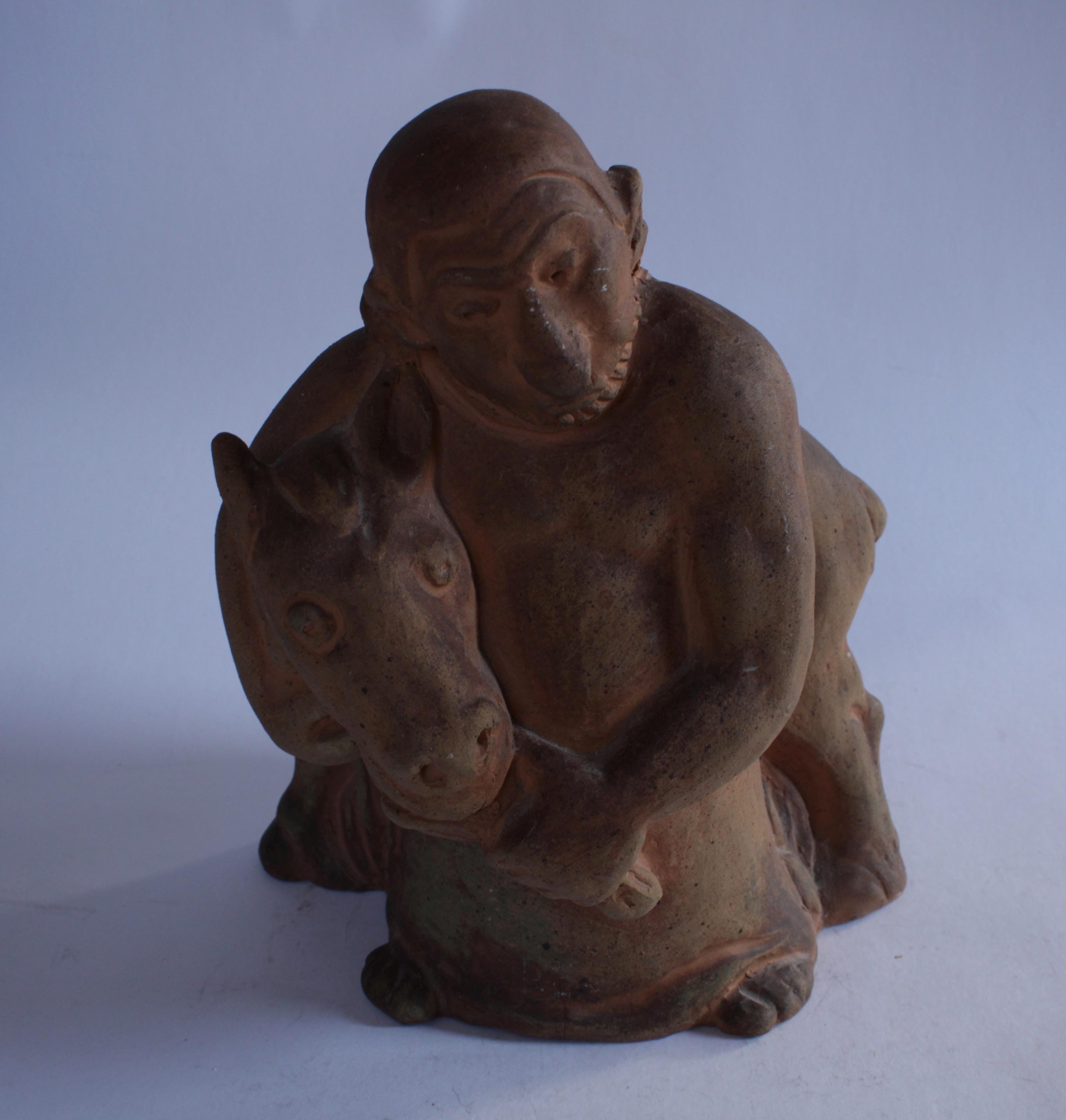Åke Holm Skulpturer, Bilean and the Donkey - Etsy Singapore