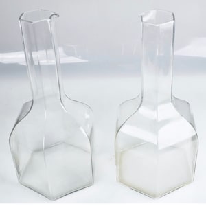 A pair of decanters designed by Bertil Vallien