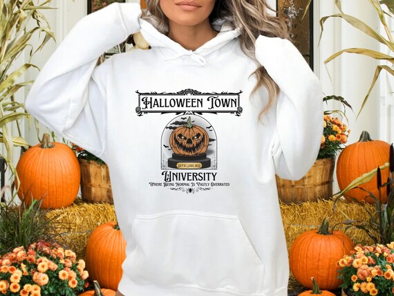 Retro Halloweentown Hoodie Halloweentown University Halloween Fall Sweatshirt Halloweentown University Sweatshirt Pumpkin Shirt Halloween Etsy Canada
