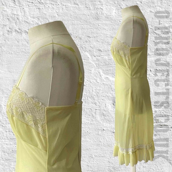 Vintage 1960s cami slip dress, lingerie, boudoir,… - image 7