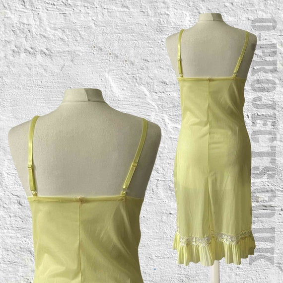 Vintage 1960s cami slip dress, lingerie, boudoir,… - image 3