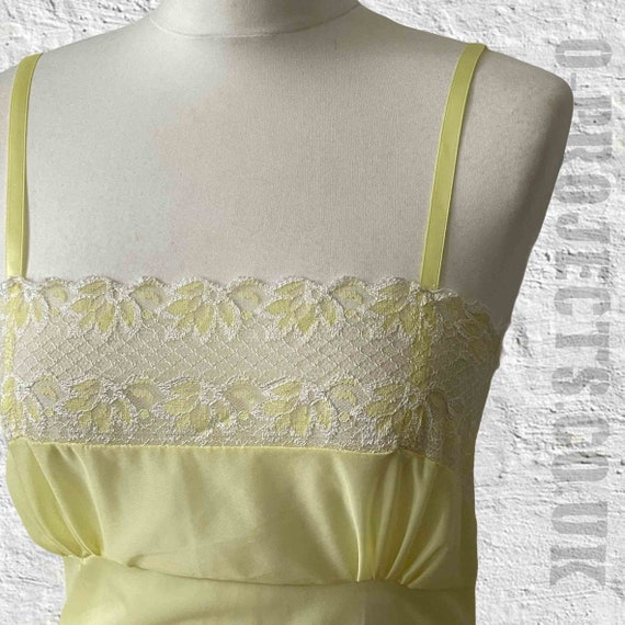 Vintage 1960s cami slip dress, lingerie, boudoir,… - image 8