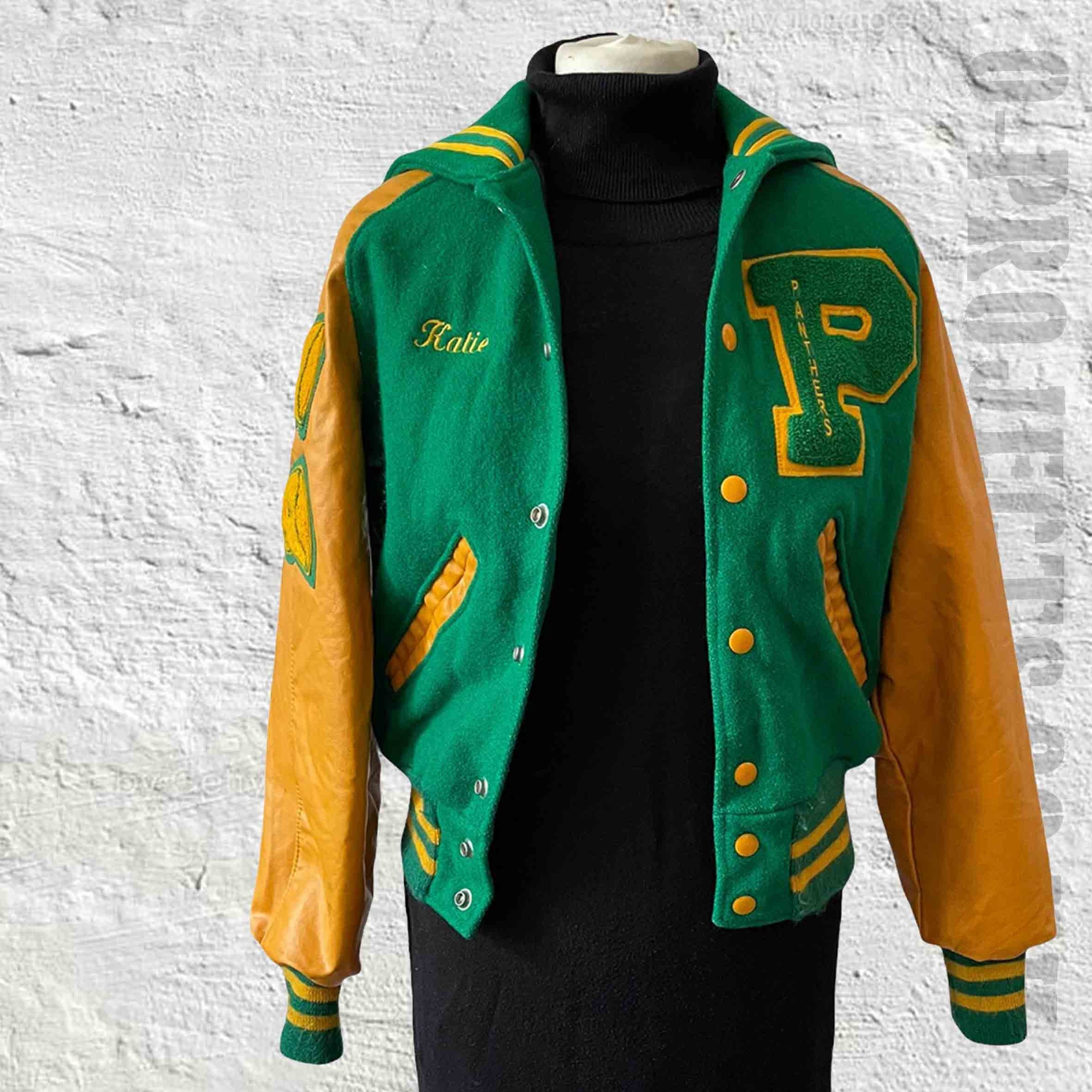 Black & Gold Faded Ombre Varsity Jacket - 2023