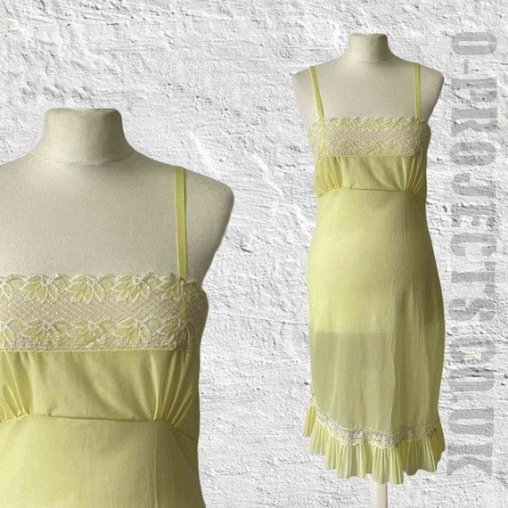 Vintage 1960s cami slip dress, lingerie, boudoir,… - image 2