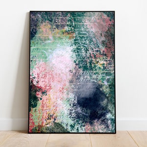 Abstrakte Kunst "Tainted" | Digitaler Download | Wallart | Ziegelstruktur | Struktur | Büro | Eingang| Wohnen | Geschenk | Kartenmotiv