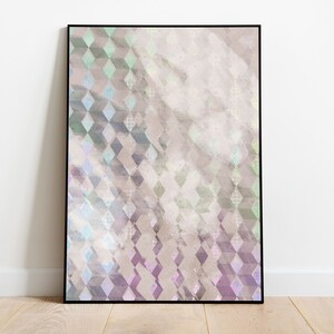 Abstracte kunst "Wishy-Washy" | Digitaal downloaden | Muurschildering | Affiches | Structuur | Kantoor | invoer | Huisvesting | geschenk | kaart motief