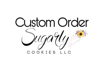 6 custom cookies