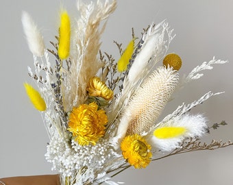 Yellow White boho bouquet