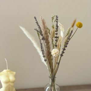 New Minimalist Dried Flowers Petite Bouquet Arrangement image 3