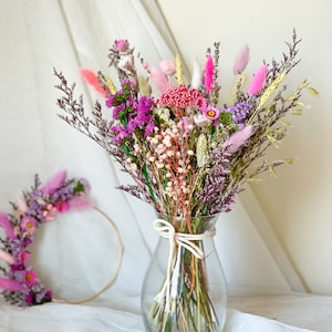 Lilac Long Lasting  Natural Preserved Flowers ,Colorful Long Lasting Flowers Arrangement,Scented  flowers bouquet