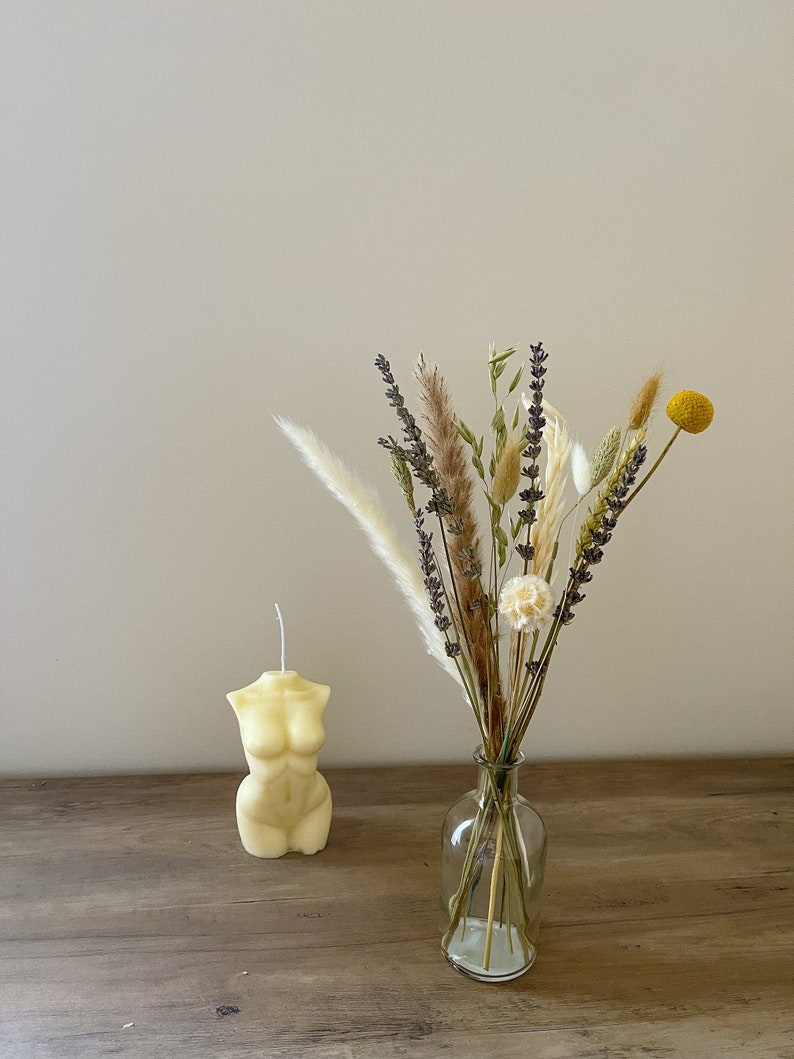 New Minimalist Dried Flowers Petite Bouquet Arrangement image 5