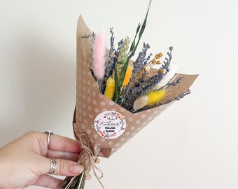 Scented Mini Bouquet, Thank you petite bouquet, small lavender arrangement