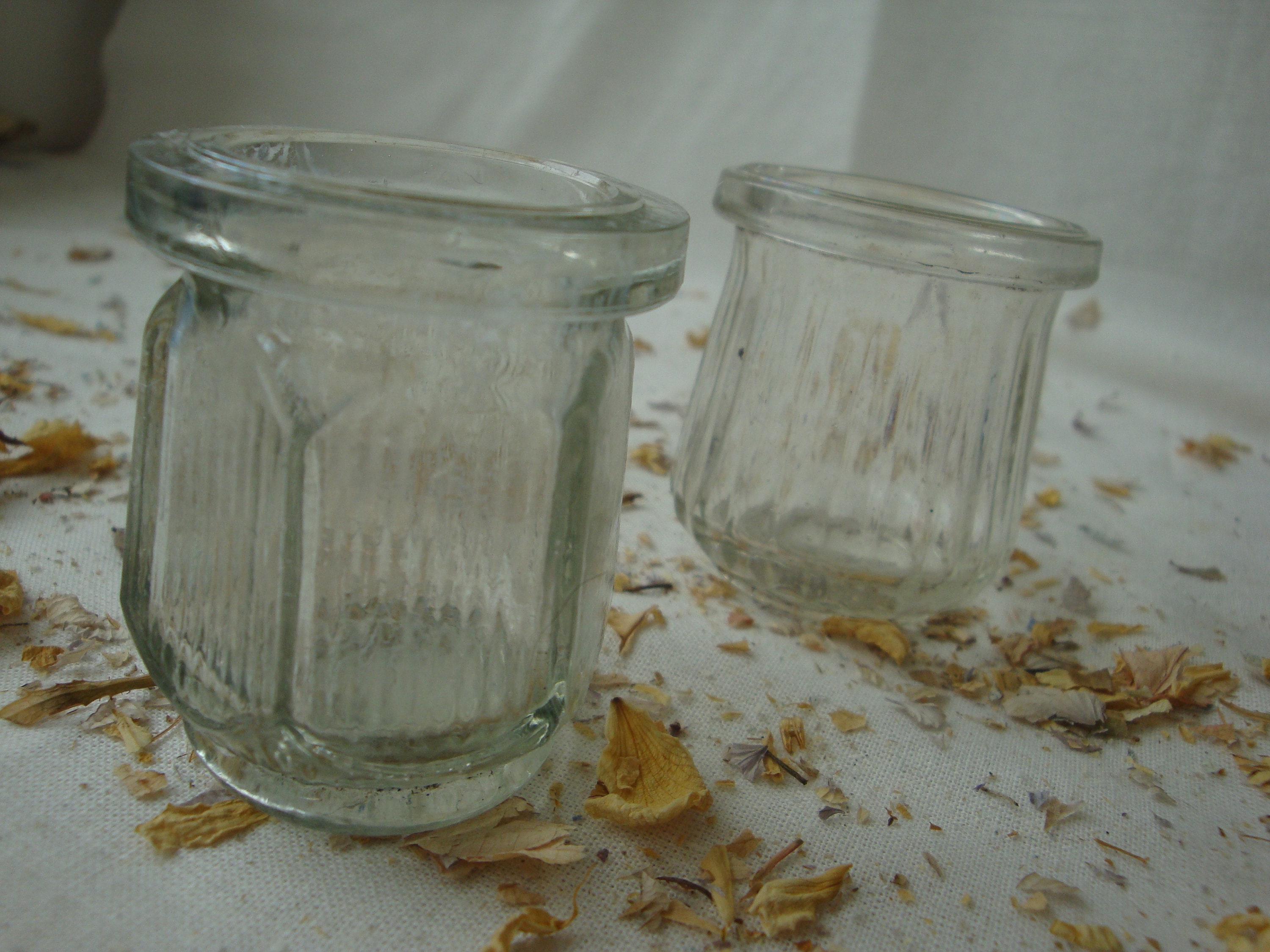 Vintage Meat Paste Jars Vintage Glass Jars Collectible Glass Etsy