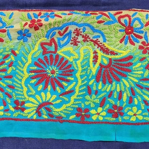 Vintage indiano Sari bordo cucito ricamato Trim nastro antico pizzo fai da te Casa Decor matrimonio muro festivo hanging paillettes etniche
