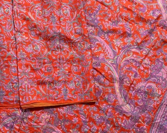 Vintage Silk Sari Women Wear 100% Pure Silk Sari Fabric 5 Yard Silk Fabric Silk Saree