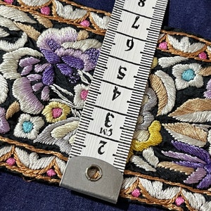 Vintage Parsi Embroidery Border Saree Trim 7 Meters image 8