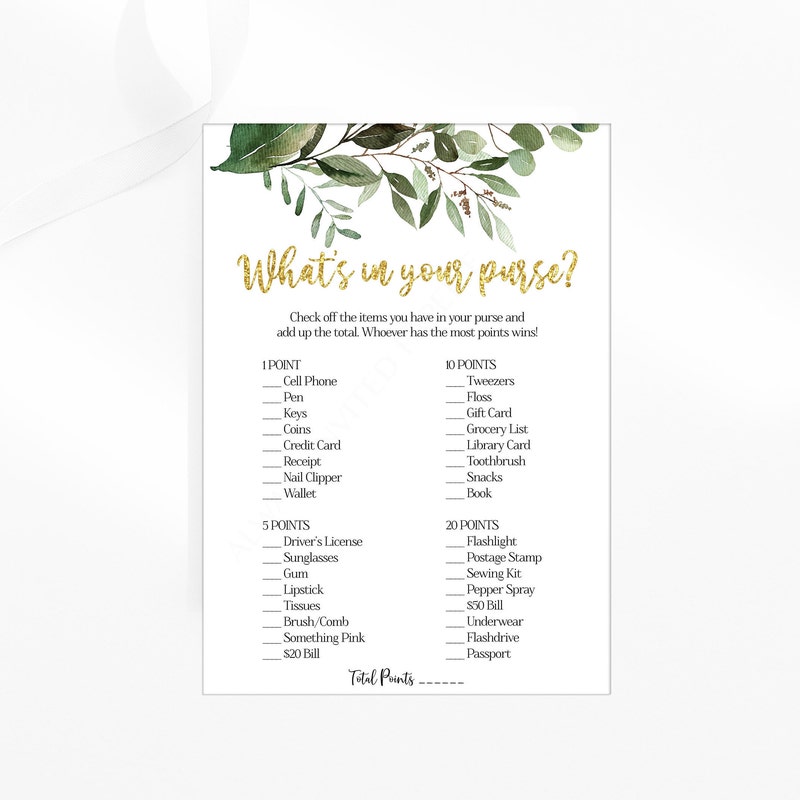 Whats in Your Purse - Etsy