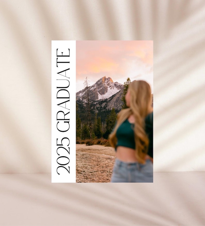 Graduation Announcement | Photo Grad Cards | Instant Digital Download ...