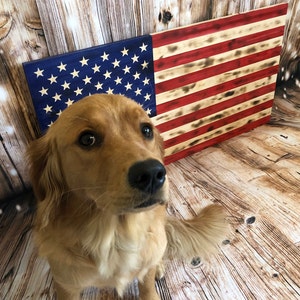 Rustic American Flag - Wood American Flag - Distressed Wood Flag - Patriotic Decor - Flag Wall Art - Americana Decor - Stars and Stripes