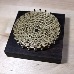 String Art Template with Instructions - Traditional Sun Mandala bild 8