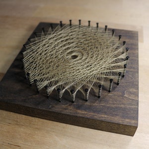 String Art Template with Instructions - Traditional Sun Mandala bild 10