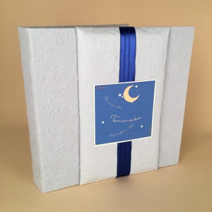 Baby album portafoto quadrato di cm 23x23, album fotografico personalizzabile nel colore e nei dettagli, idea regalo per nascita o battesimo