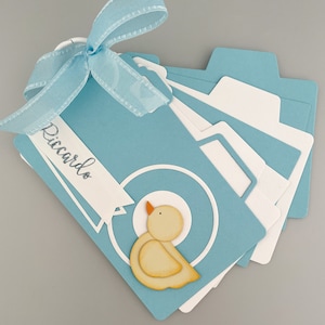 Mini album,  baby album nascita bambino, porta foto a forma di macchina fotografica, polaroid album, personalizzato con nome e data